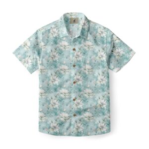 White Water Lily Hawaiian Shirt