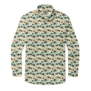 Palm Tree Sunset Long Sleeve Shirts